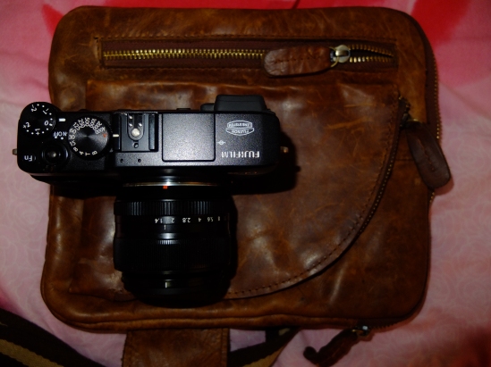 leather camera bag for X-E1